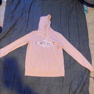 light pink Hollister hoodie